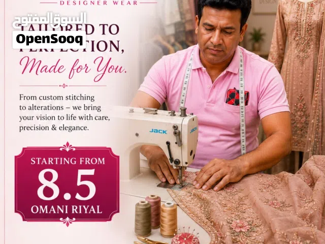 We do Ladies Tailoring Work Starting from 8.5 Riyal