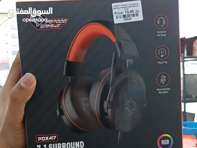 Porodo 7.1 Surround Gaming PC RGB ENC Gaming Headphones