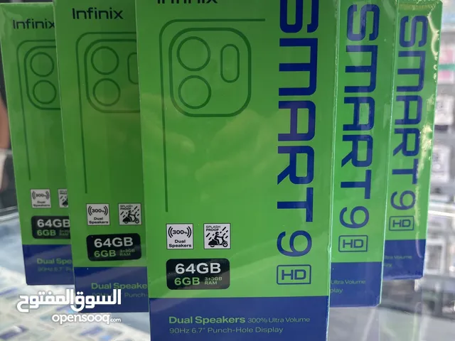 Infinix smart 9 hd 6ram/64gb اقوى سعر بالمملكة