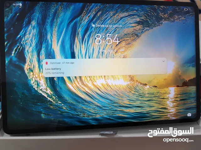 تاب هواويmate pad pro wifi 4g مساحه 256 شريحه تلفون حاله ممتازه 65دينار نهائي