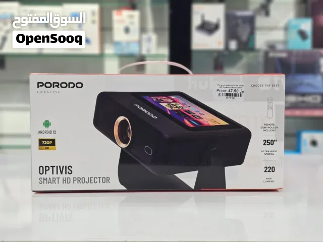Brand New Porodo Optivis projector in Oman Clear HD Visuals