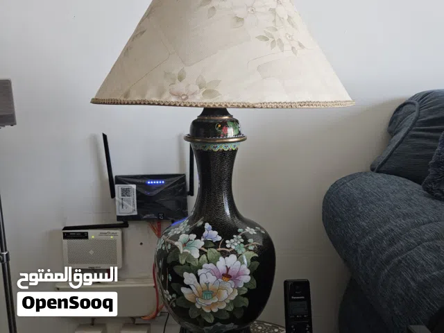 Vintage 30′′ Cloisonné Floral Table lamp