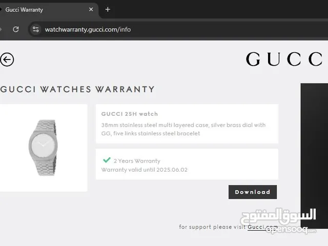 GUCCI 25H WATCH