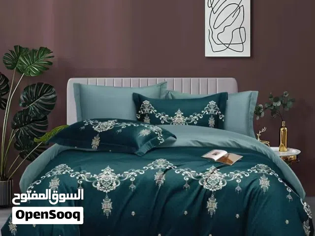 مسبل صيفي مكون من 4 قطع الحاف وجهين مخدات وكفر داخلي