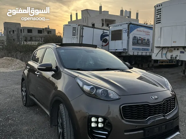 كيا سبورتج 2018 فل مسكر جي تي بنوراما 4x4 و 2000 ديزل