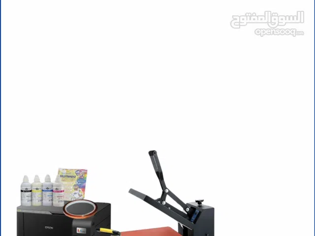 مكبس مسطح 38×38 cm مكبس مجات رأس واحد طابعة حرارية Epson A4