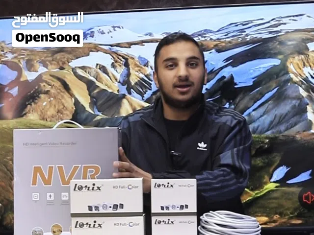 مجموعة كاميرات مراقبة lotix 4mp IP مع جهاز تسجيلNVR