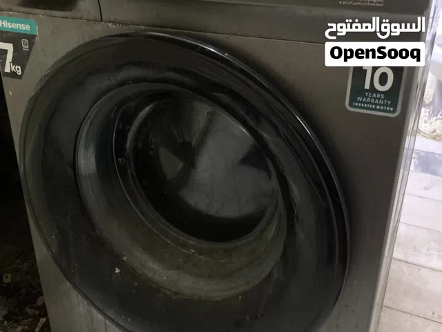 غساله اوتوماتيك هايسنس 7 kg  بحاله ممتازه