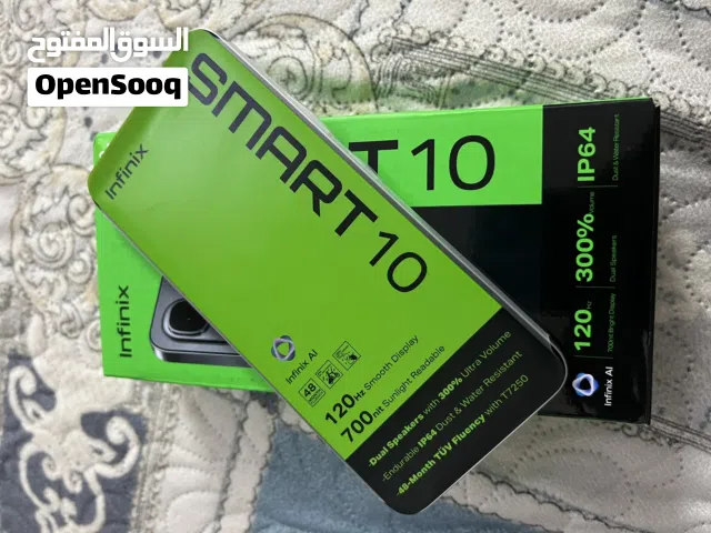 للبيع سمارت 10 ذاكره 64 نظافه 100%  قبل 3 ايام اشتريته السعر 120 مكاني بغداد