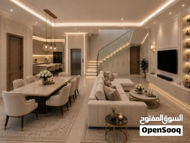 مهندسه تصميم داخلي وخارجي واعاد تقسيم الفراغات و تعديلها