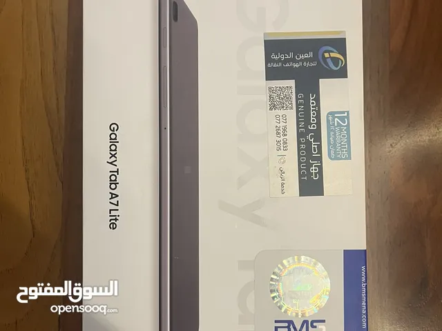 Galaxy Tab A7 Lite السعر 100 و بيه مجال الجهاز خالي من اي خدوش