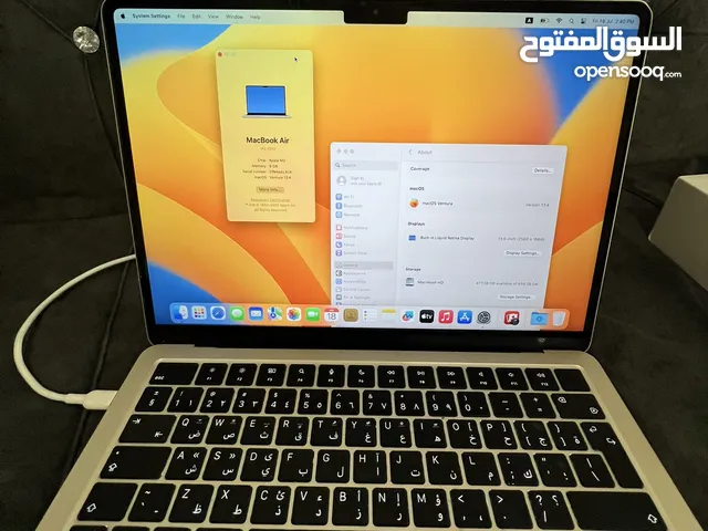 MacBook Air m2 512SSD