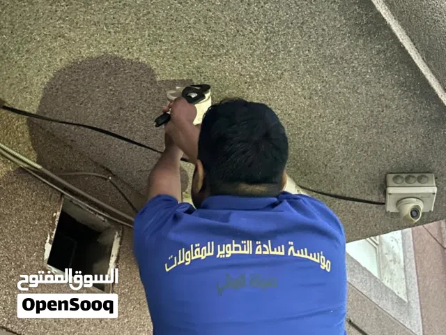 بعض اعمالنا في مواقع الشركات والمستودعات كهرباء - دهان - سباكة - مكيفات