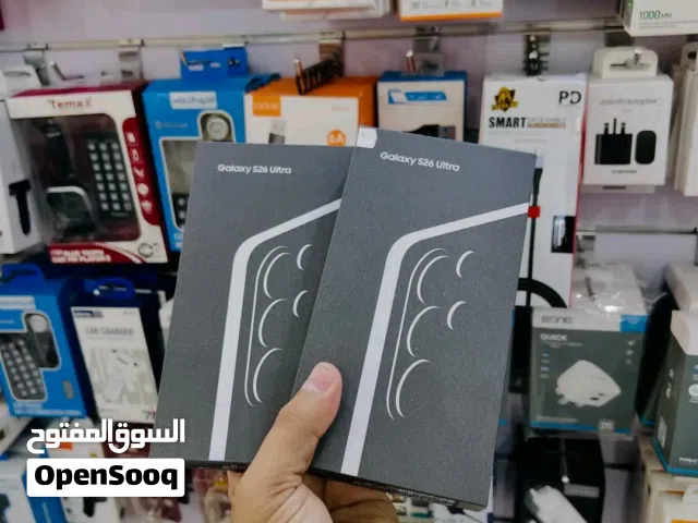 samsung Galaxy s26 ultra اجهزه جديد مفتوح كرتون