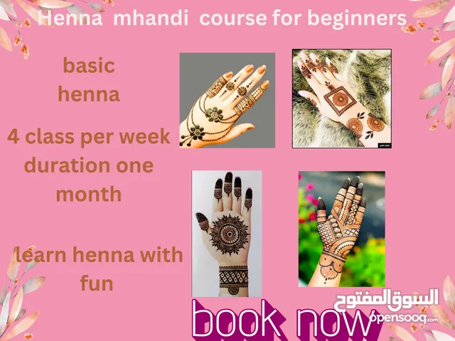 Teaching mehndi with fun