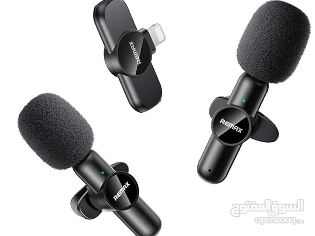 Remax K10 Ryusic Series One-to-Two Live Stream Wireless Microphone -Iphone مايكرفون لاسلكي ايفون