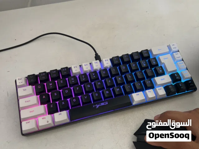 كيبورد ألعاب HXS V200 RGB – 68 زر – شبه جديد