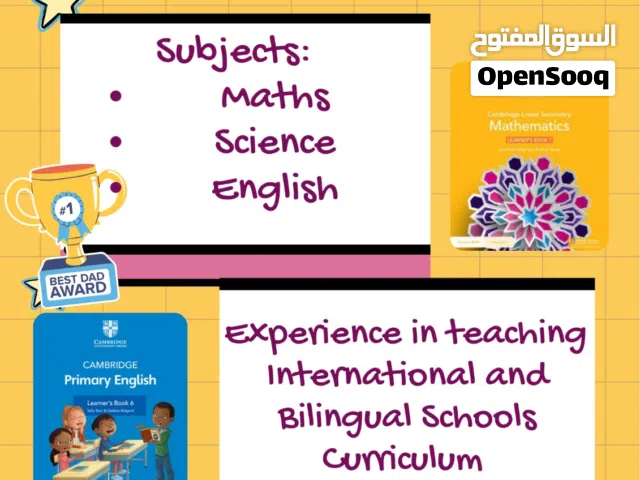 Experienced Teacher with 14 years of teaching experience