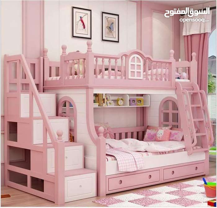 غرفة نوم اطفال سرير دورين خشب زان (115313973) السوق المفتوح