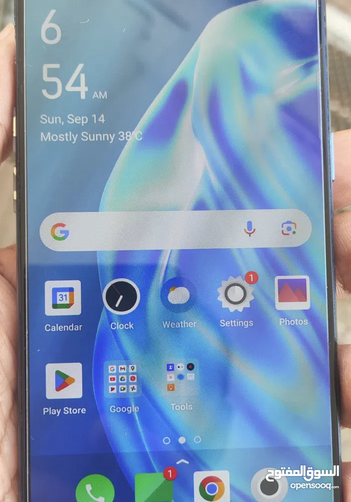 أوبو ‏F15 ‏256 جيجابايت ‏أزرق