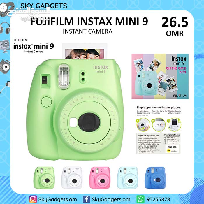 Fujifilm Instax Mini 9 Instant Film Camera Box (Brand New) Stock -  (180020889) | Opensooq