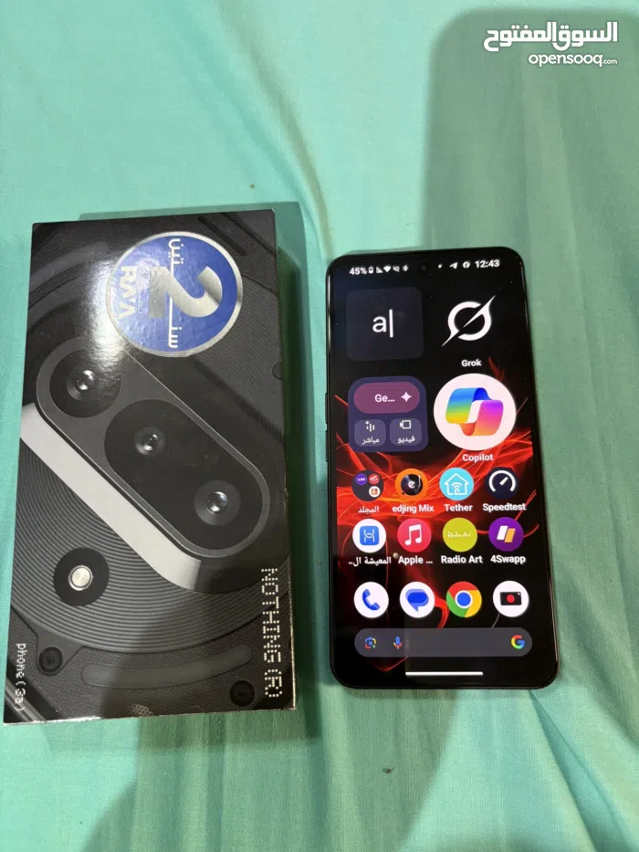 نوثينغ فون ‏فون 3a ‏128 جيجابايت ‏أسود