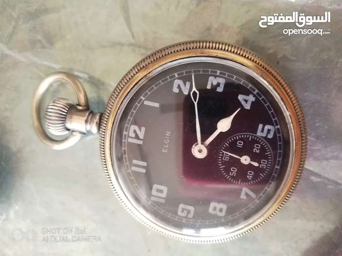 ساعة جيب نوع ايلجن أمريكي قديم عسكري - (196286331) | السوق المفتوح