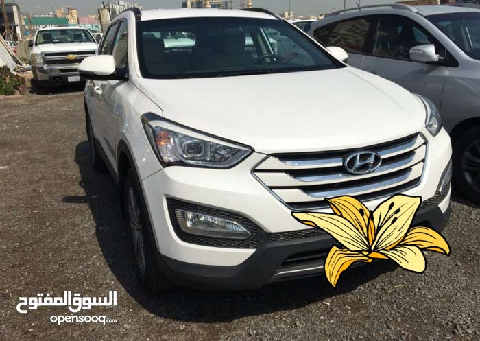White Hyundai Santa Fe 2016 For 101579224 Opensooq