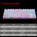 Motospeed CK101 Wired Mechanical RGB Gaming Keyboard [Black] - Blue Switches
